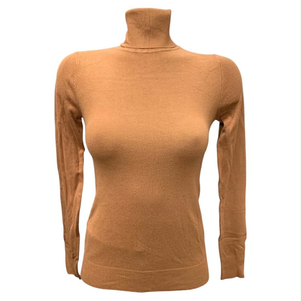 Twik Exl Simons Camel Turtleneck Sweater Size XS